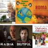 Carteles de las películas latinoamericanas: En la puta vida, Lugares comunes, Aunque estéis lejos, Roma, Lifting del corazón, El método, Rabia, Biutiful, Onde está a felicidade y 99 recetas para ser feliz.