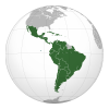 Mapa de América Latina. Mapa: Wikimedia Commons (CC BY-SA)