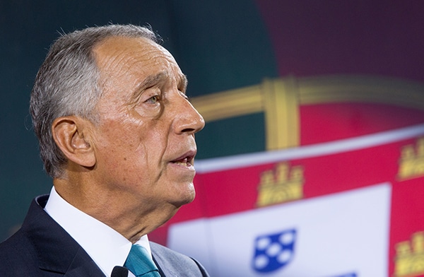 Marcelo Rebelo de Sousa en una imagen de campaña. Foto: juntosporportugal.pt