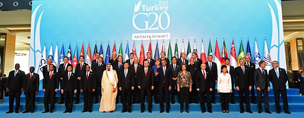 Family portrait of G20 leaders during the G20 Summit in Antalya, Turkey. Photo: GovernmentZA (CC BY-ND 2.0)