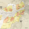 Actividad talibán en el segundo semestre de 2015. Mapa: New York Times