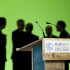 Sombras en una charla en el marco de COP21 el pasado 4 diciembre en París. Foto: Iga Gozdowska (CC BY 2.0)