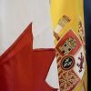 Detalle de las banderas de Canadá, España y la Unión Europea. Foto: Casa de América (CC BY-NC-ND 2.0)