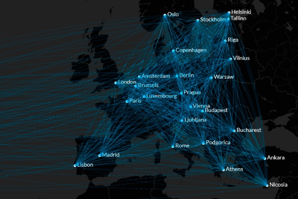 La lucha contra la desinformación: cambio de modelo. Red de COIs (Communities of Interest) del EU Hybrid CoE. Fuente: EU Hybrid CoE