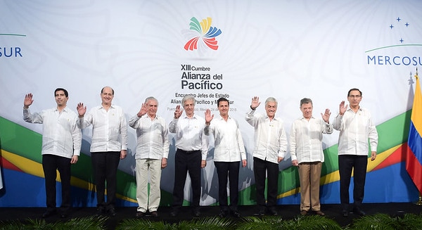 Primera cumbre Alianza del Pacíficio-MERCOSUR (2028). Foto: Presidencia de la República Mexicana. (CC BY 2.0)