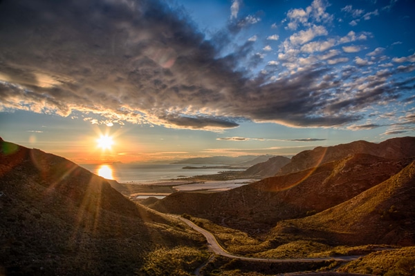 Sunset in Mazarrón, Murcia (Spain). Photo: Den Heslop (@flyden)