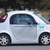 Waymo, el coche autónomo desarrollado por Google, en Mountain View (EEUU). Foto: Grendelkhan (Wikimedia Commons / CC BY-SA 4.0)