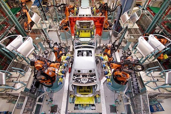 Planta de ensambladora de Mercedes-Benz en Sindelfingen (Alemania). Foto: Daimler AG (CC BY-NC-ND 2.0)