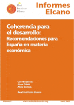 Informe Elcano Nº5: Coherencia para el desarrollo. I. Olivié y A. Sorroza.