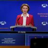 Ursula von der Leyen, presidenta de la Comisión Europea, en la presentación del plan de recuperación de la Comisión (27/5/2020). Foto: Etienne Ansotte / ©European Union, 2020