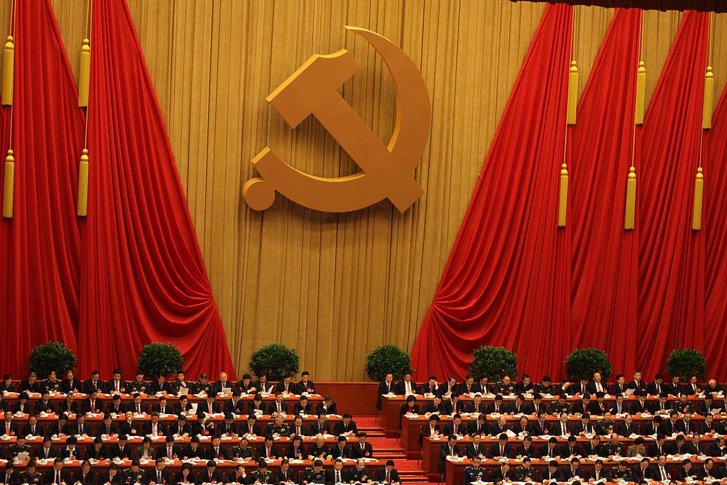 Pleno del 18º Congreso Nacional del Partido Comunista de China (PCCh). Foto: Dong Fang (Wikimedia Commons / Dominio público). Blog Elcano