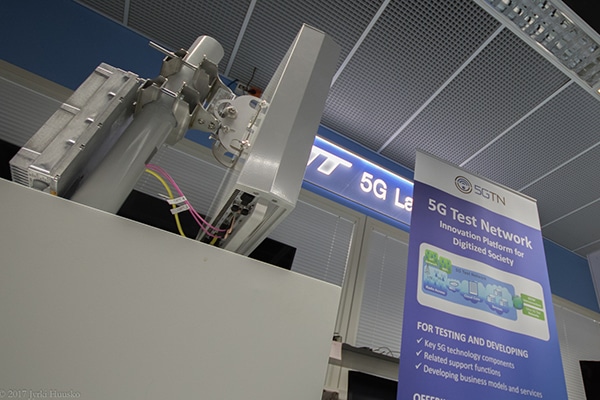 Laboratorio de redes 5G. Foto: Jyrki Huusko (CC BY 2.0).