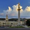 By George Kvizhinadze from Tbilisi, Georgia (Tavisupleba square. Monument of St. George) [CC-BY-SA-2.0 (http://creativecommons.org/licenses/by-sa/2.0)], via Wikimedia Commons