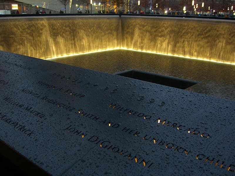 National Sep 11 Memorial in Manhattan. Photo: Wikimedia Commons.