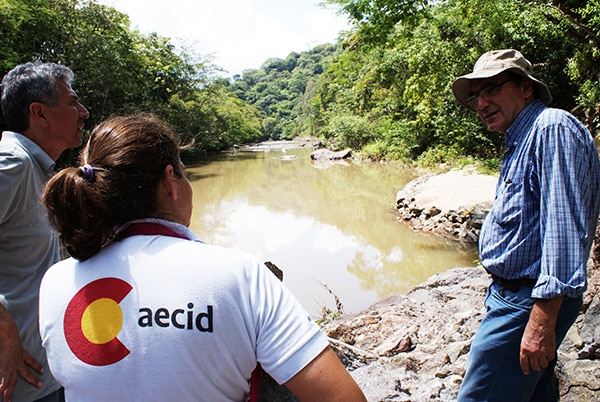 Más España en Europa en el ámbito de la cooperación internacional para el desarrollo. Participantes en un proyecto apoyado por AECID en El Salvador.