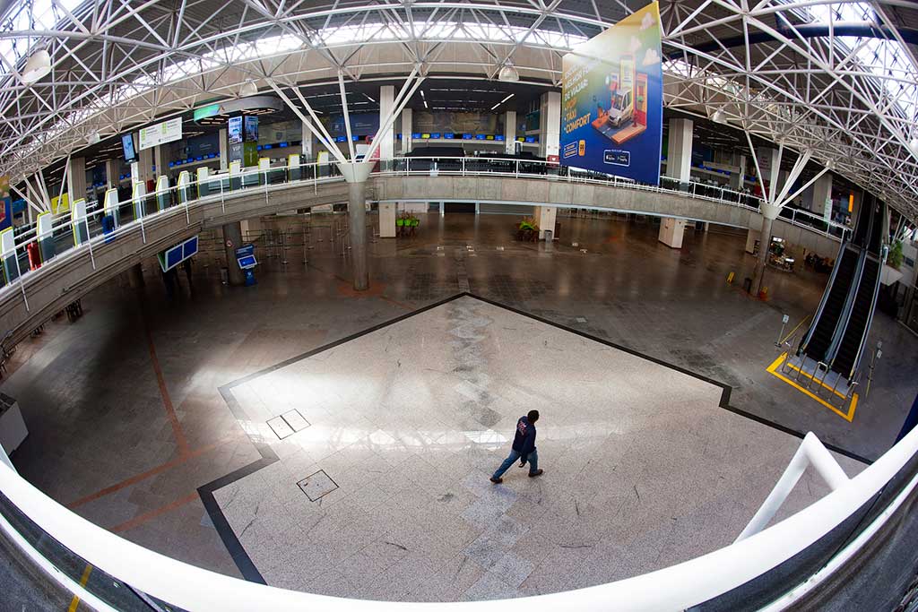 Coordinación regional frente al COVID-19 en América Latina. Instalaciones del Aeropuerto Internacional Juscelino Kubitschek en Brasilia. Foto: Leopoldo Silva/Agência Senado (CC BY 2.0). Blog Elcano