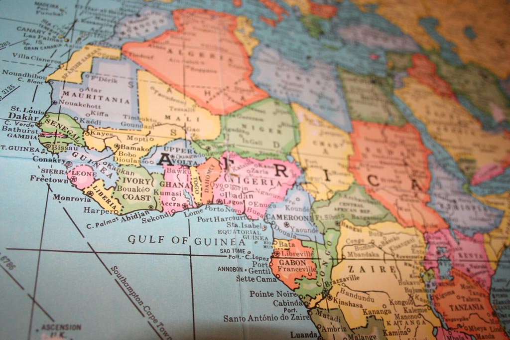 Antiguo mapa de África. Foto: Emma Line (CC BY-NC-ND 2.0). Blog Elcano