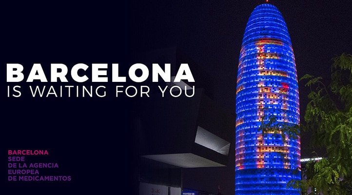 European solidarity for Catalonia. Image of the BCN4EMA campaign via @BCN4EMA. Elcano Blog