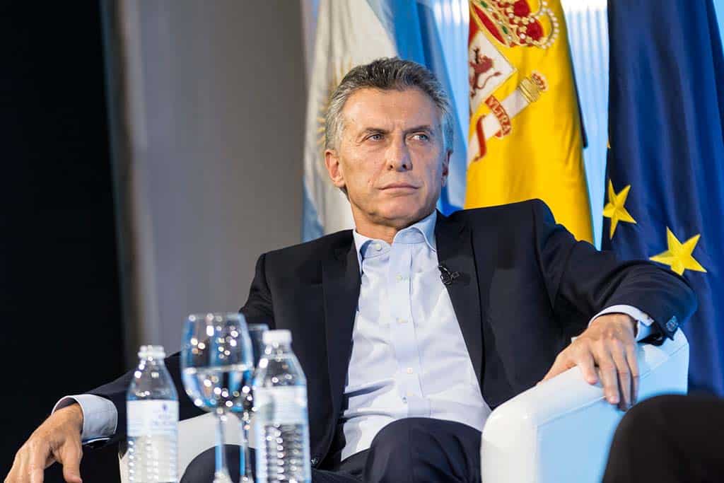 Mauricio Macri en Casa América, Madrid, España. Foto: Casa América. Blog Elcano