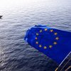 Bandera de la Unión Europea en una embarcación de la Operación Atalanta. Foto: European Union Naval Force Somalia Operation Atalanta (CC BY-ND 2.0)