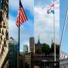 Tendencias clave de las inversiones extranjeras. Banderas de Reino Unido, EEUU, Luxemburgo y Alemania. Fotos: James Curno (CC BY 2.0), Jeremy Keith (CC BY 2.0), John Williams (CC BY 2.0), Antony Oliver (CC BY 2.0). Blog Elcano