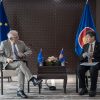 ¿Hay sitio para la UE en el Indo-Pacífico? Visita de la ASEAN: Discusión entre Lim Jock Hoi, a la derecha, y Josep Borrell Fontelles. Foto: Oscar Siagian, European Union, 2021. Blog Elcano