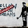 Clases medias. "Hey America, The Good Life". Bansky en Boston (EEUU). Foto: Thomas Hawk (CC BY-NC 2.0). Blog Elcano