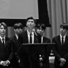 El grupo BTS, uno de los mayores exponentes del K-pop, durante su participación en el evento de alto nivel sobre la Estrategia Juventud 2030 de la ONNU y el lanzamiento de la iniciativa Generación sin límites organizada por UNICEF. Foto: © UN Photo/Mark Garten.
