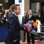 El primer ministro británico, David Cameron, llega a la reunión del Consejo Europeo del pasado 28 de junio, poco después del referéndum. Foto: The Prime Minister's Office / Flickr. CC BY-NC-ND 2.0.
