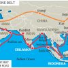 Iniciativa “Un cinturón - Una ruta” de China. Imagen vía #Swarajya. Blog Elcano