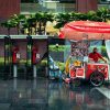 Presencia Global en la nueva normalidad. Vendedor de helados en Orchard Road, Singapur. Foto: Christian Chen (@christianchen). Blog Elcano