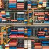 La internacionalización de la economía. Containers en un puerto. Foto: chuttersnap / Unsplash. Blog Elcano