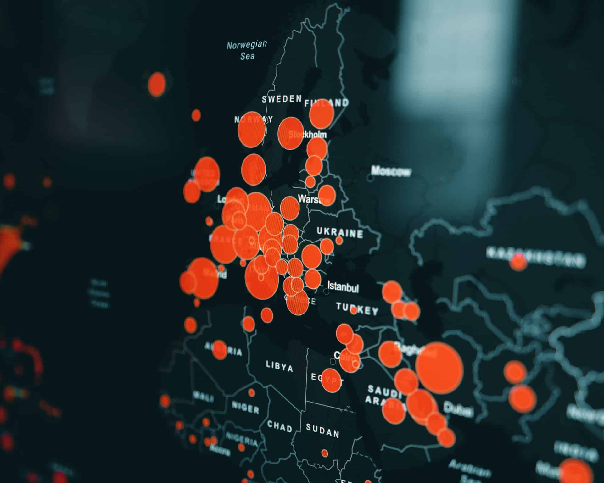 The EU, coronavirus and crisis management: is ‘solidarity’ real or just a prop. Coronavirus coverage as of 15/3/2020. Heatmap by the Center for Systems Science and Engineering (CSSE) at John Hopkins University