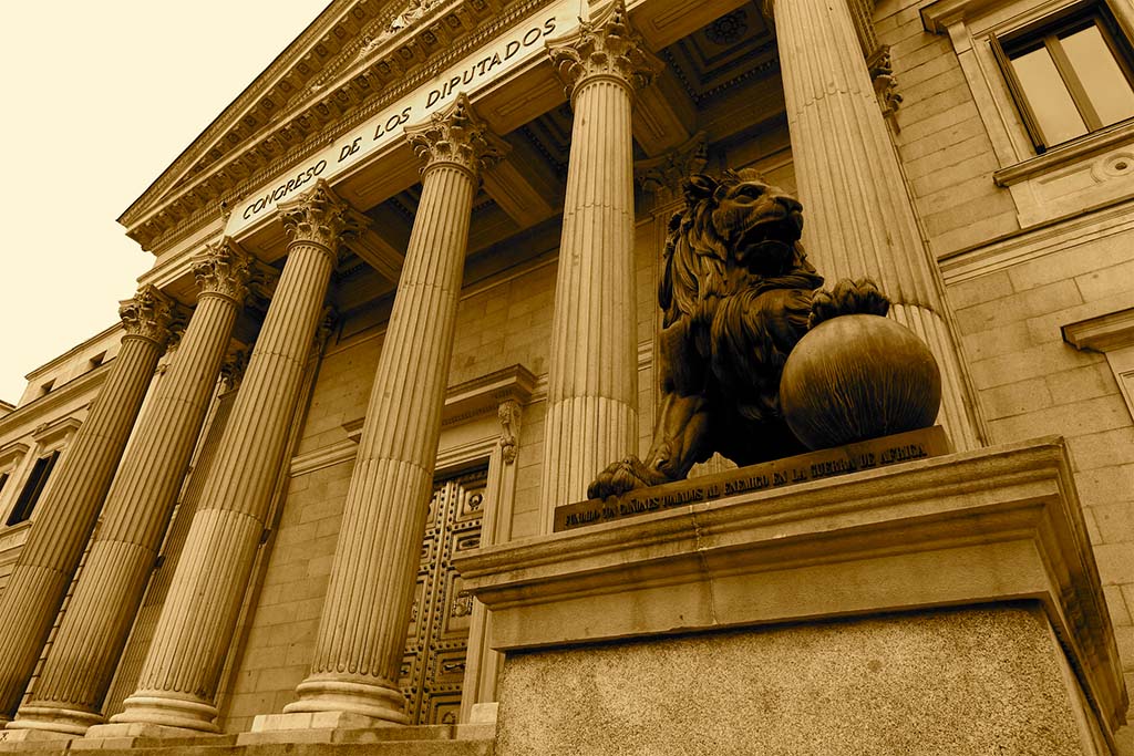 Spain’s socialists beat a divided right but without a clear majority. Congreso de los Diputados, the Spanish parliament building
