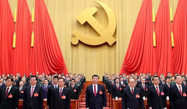 Xi Jinping en el 19º Congreso del Partido Comunista Chino. Foto: Xinhua. Blog Elcano