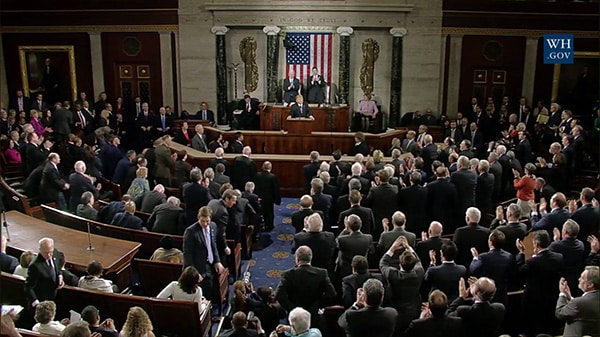 Trump, el Congreso y caos en la Casa Blanca. Captura: The White House.