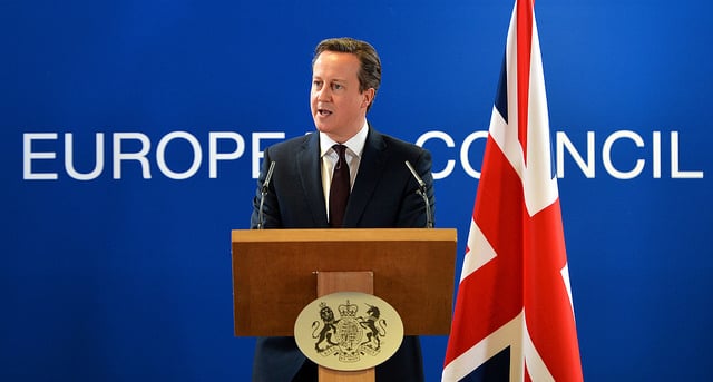 David Cameron ante el Consejo Europeo (20/3/2015). Foto: Arron Hoare. Number 10 / Flickr. Crown copyright. Licencia Creative Commons Reconocimiento-NoComercial-SinObraDerivada. Blog Elcano