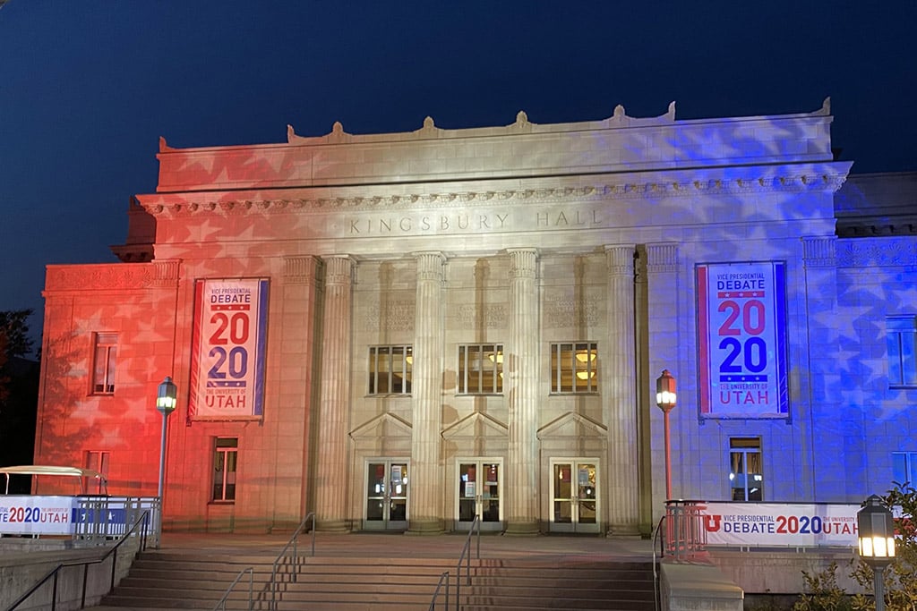 EEUU 2020: vicepresidentes que no quieren ser presidentes. Universidad de Utah, sede del debate entre Mike Pence y Kamala Harris, candidatos a la vicepresidencia de EEUU. Foto: University of Utah (@UUtah). Blog Elcano