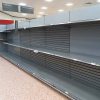 Supermercado vacíodurante la pandemia, Sheffield, UK. Foto: Tim Dennell Tim Dennell