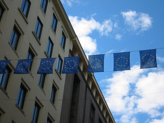 Europeos, a las cosas. Banderas de la UE en Finlandia. Foto: FutureAtlas.com / Flickr. Blog Elcano