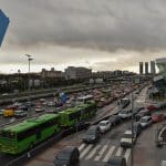 Spanish citizens and Climate Change. Evening rush in Madrid (Spain). Photo: Francisco Anzola (CC BY 2.0). Elcano Blog