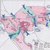 Operaciones militares en Faluya (22 y 23/5/2016). Mapa: Parsa 1993 vía Wikimedia Commons. Licencia Creative Commons Reconocimiento-CompartirIgual 4.0 Intrenacional.