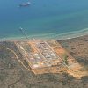 El declive petrolero de Venezuela se acelera. Vista aérea de las instalaciones de PdVSA en la isla Margarita.