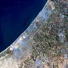 La franja de Gaza desde el espacio. Foto: NASA/Chris Hadfield (dominio público)