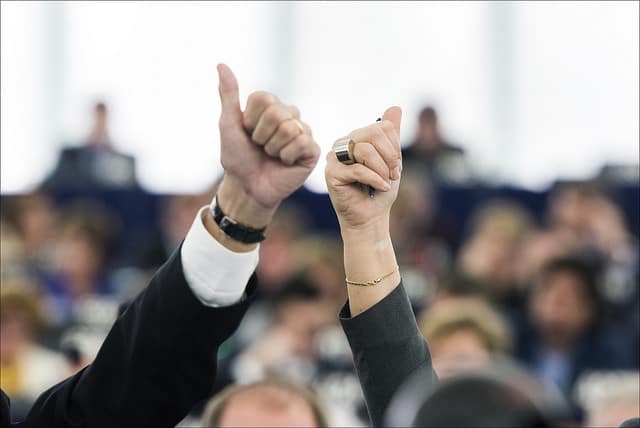 ¿Crecimiento económico y empleo en la UE?: aceleren la igualdad de género. Foto: © European Union 2015 - European Parliament / Flickr (CC BY-NC-ND 4.0).
