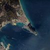 Vista satélite de Gibraltar. Foto: NASA's Marshall Space Flight Center (CC BY-NC 2.0)