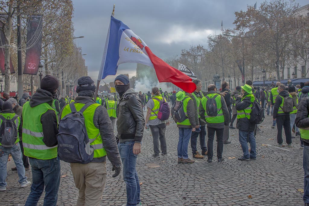 Manifestación de los chalecos amarillos del pasado 24 de noviembre en París. Foto: NightFlightToVenus (CC BY-NC-ND 2.0). Blog Elcano