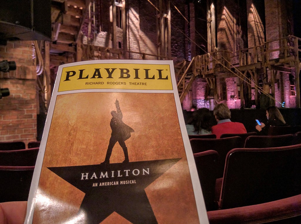 Hamilton, the musical. Photo: Travis Wise (CC BY 2.0). Elcan Blog