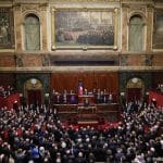 French président François Hollande speech at the Congress in Versailles after the terrorist attacks in Paris (16/11/2015). Photo: © Présidence de la Réplique française. Elcano Blog
