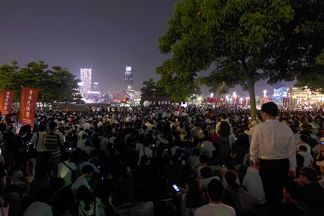 Protestas en Hong Kong 2016. Foto: Wpcpey (trabajo propio) vía Wikimedia Commons (CC BY-SA 4.0).